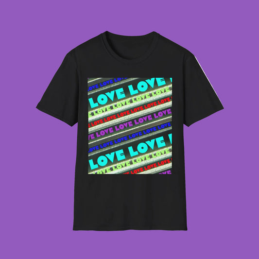 Love-Themed Unisex T-Shirt | Softstyle | Perfect for Pride, Birthdays, Anniversaries, Casual Wear, Gifts