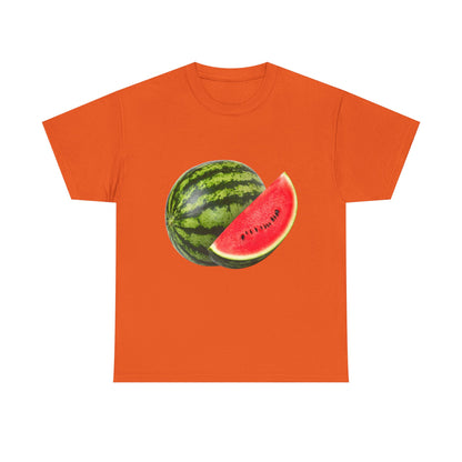 Summer Vibes Watermelon Tee, Fun Summer Shirt, Unisex Graphic T-Shirt, Cute Gift for Fruit Lovers, Casual Everyday Top