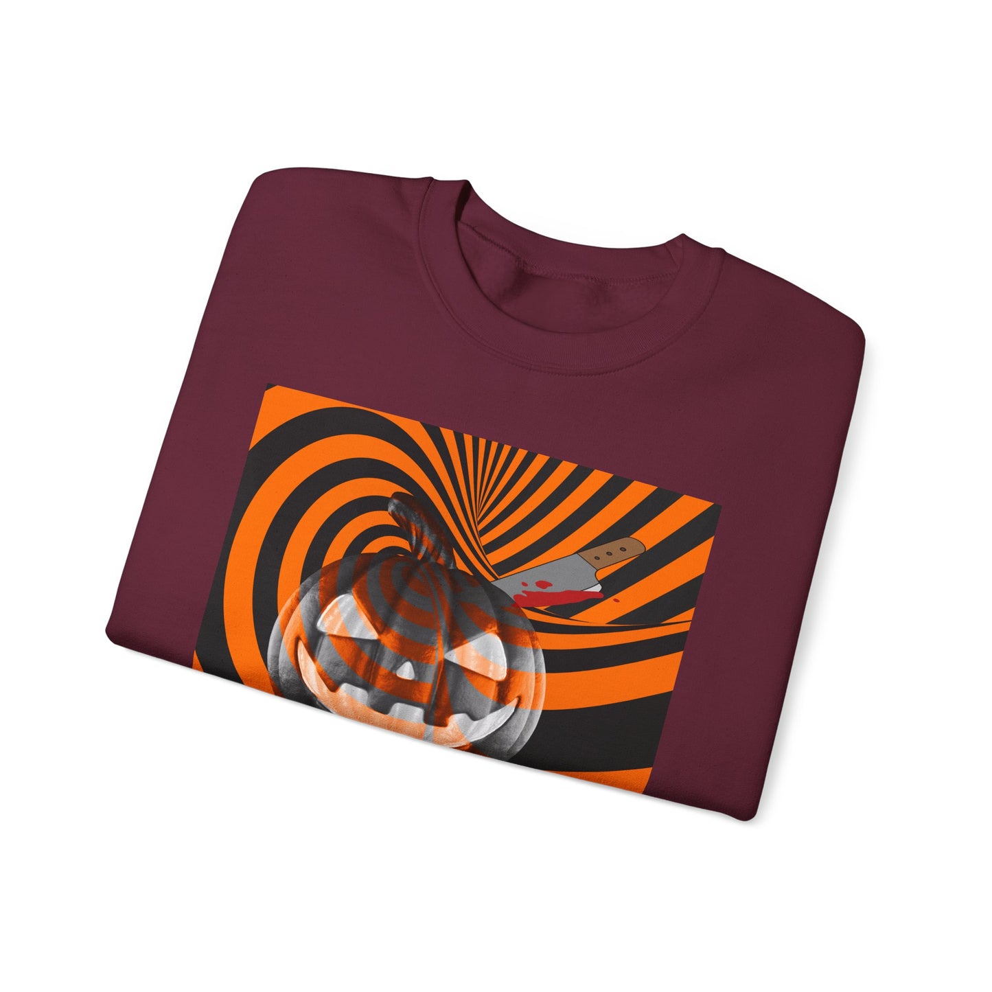 Halloween Pumpkin Crewneck Sweatshirt
