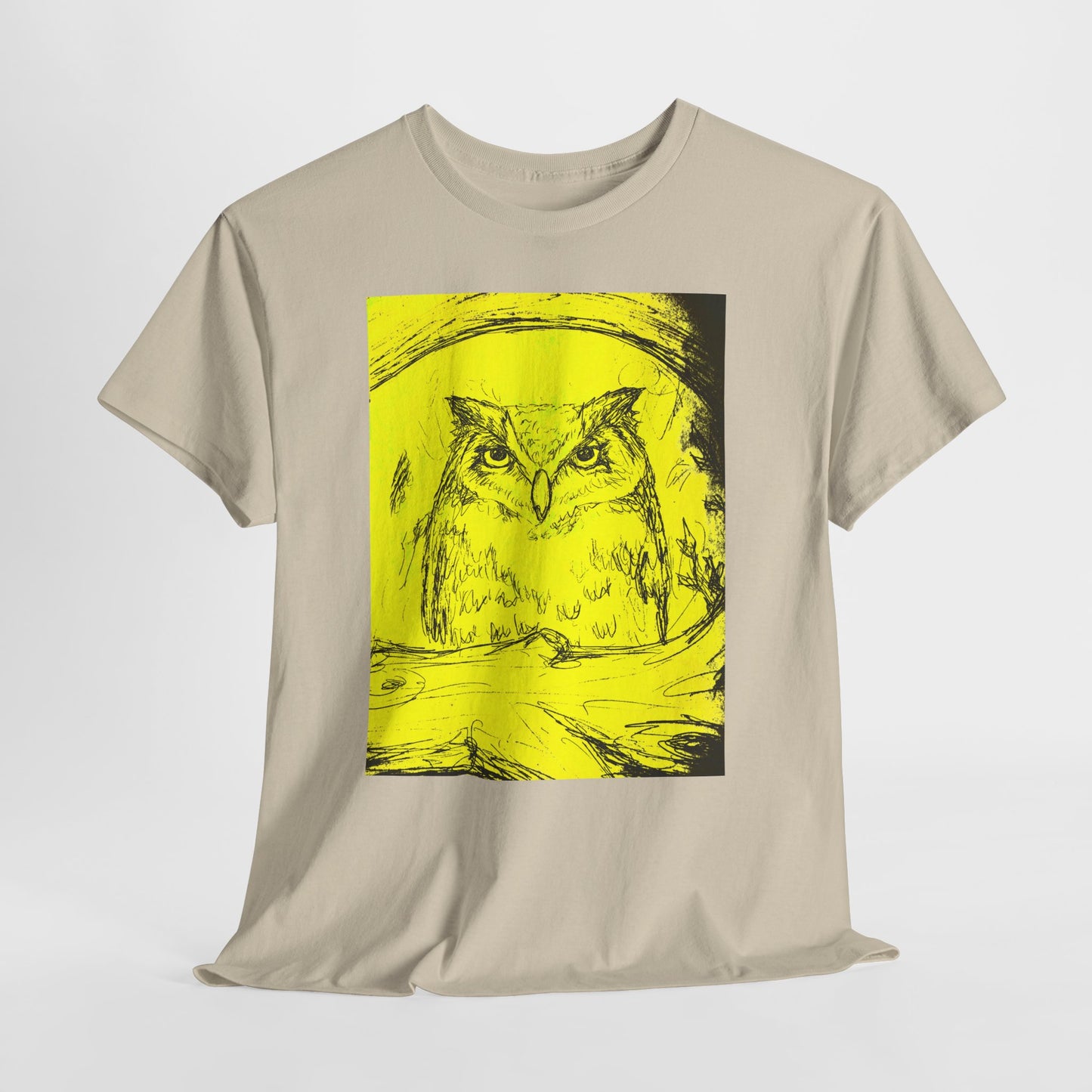 Fantasy Owl unisex  Heavy Cotton Tee