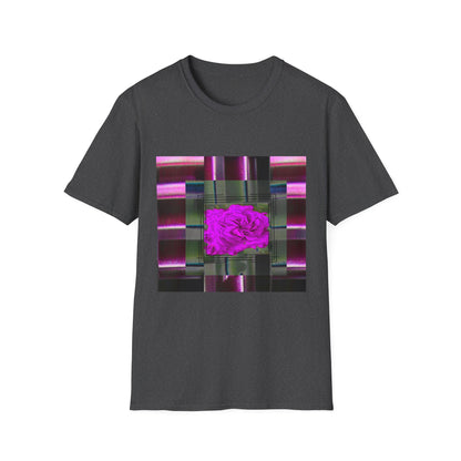 Vibrant Abstract Art T-Shirt, Trendy Graphic Tee, Softstyle Shirt, Unique Gift for Art Lovers, Casual Everyday Wear