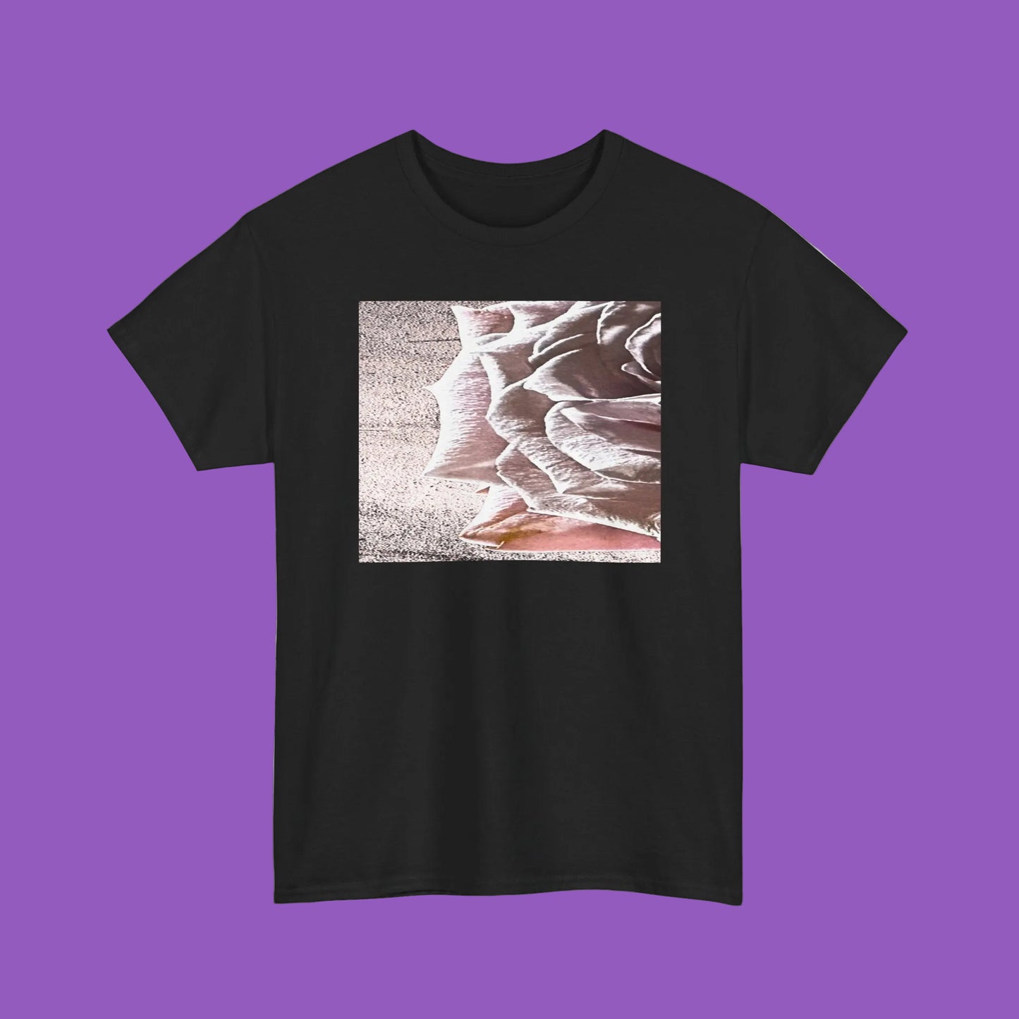 Pixelated Rose Photo Tee
