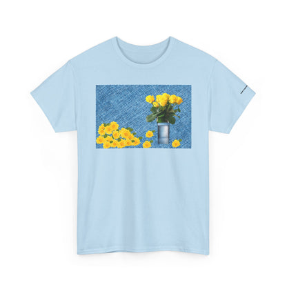 Floral Bouquet Unisex Heavy Cotton Tee