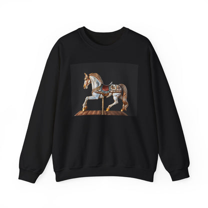 Vintage Carousel Horse Crewneck Sweatshirt, Cozy Sweatshirt, Equestrian Gift, Animal Art Sweatshirt, Unique Fall Apparel, Celebration [...]