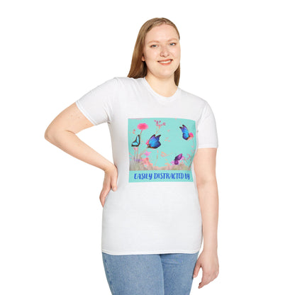 Easily distracted by Butterfly T-Shirt
