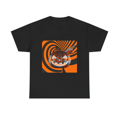 Pumpkin Swirl Unisex Tee | Halloween Shirt, Fall Fashion, Casual Outfit, Gift for Her, Pumpkin Spice Vibes