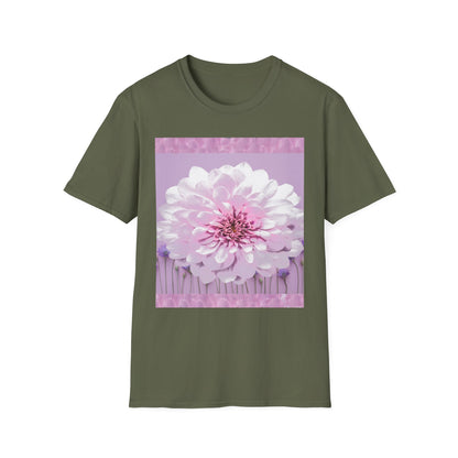 Pale Pink Flowers Abstract Unisex T-Shirt
