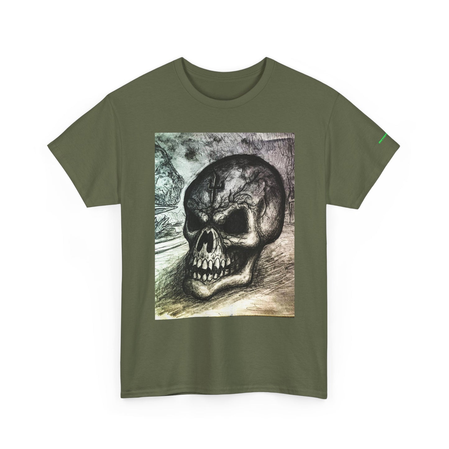 Skull Graphic Unisex Heavy Cotton Tee