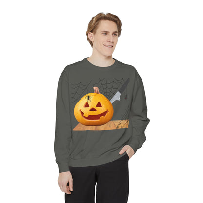 Spooky Pumpkin Sweatshirt, Halloween Apparel, Fall Fashion, Cozy Unisex Crewneck, Pumpkin Decor, Family Friendly Halloween
