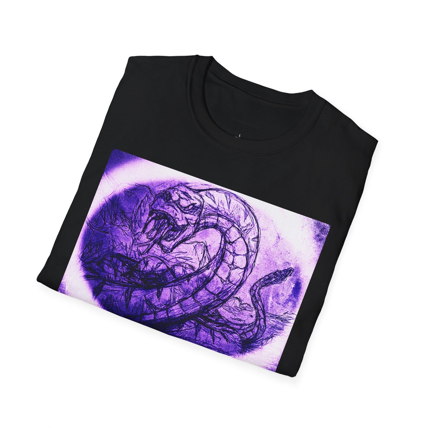 Purple Serpent Graphic Unisex T-Shirt