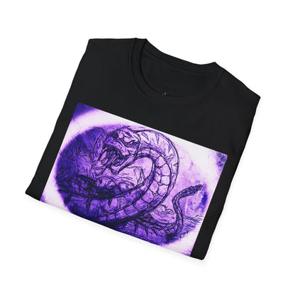 Purple Serpent Graphic Unisex T-Shirt