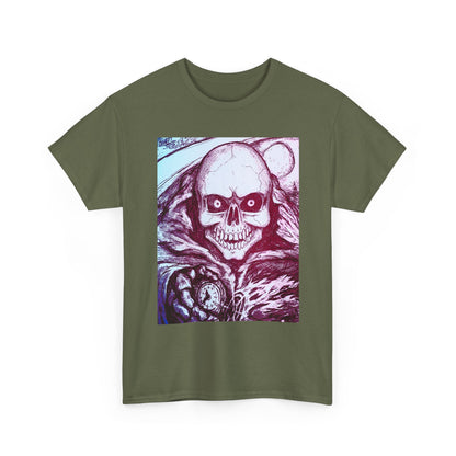 Grim Reaper Graphic Unisex Heavy Cotton Tee
