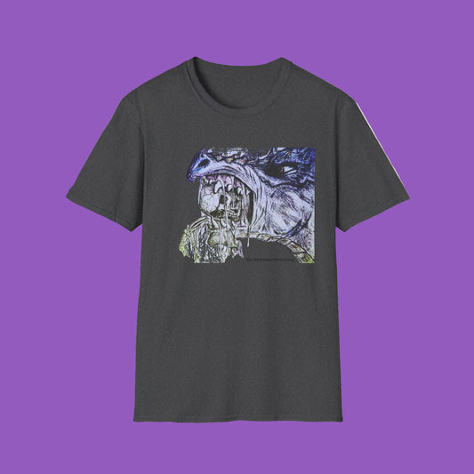 Graphic Dragon Skull Carnivore Art Unisex T-Shirt, Unique Gift