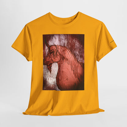 Artistic Unicorn Fantasy Print Unisex Heavy Cotton Tee