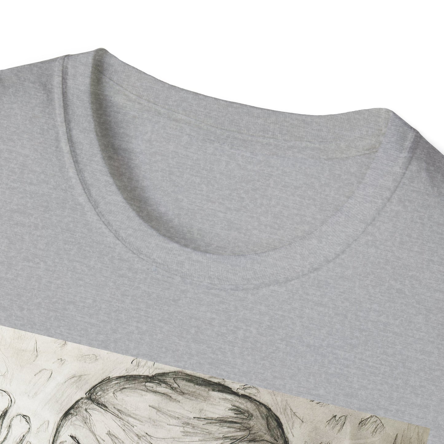 Grim Reaper Graphic Tee | Unisex Softstyle T-Shirt, Halloween Apparel, Edgy Fashion, Unique Gift, Gothic Style, Casual Wear