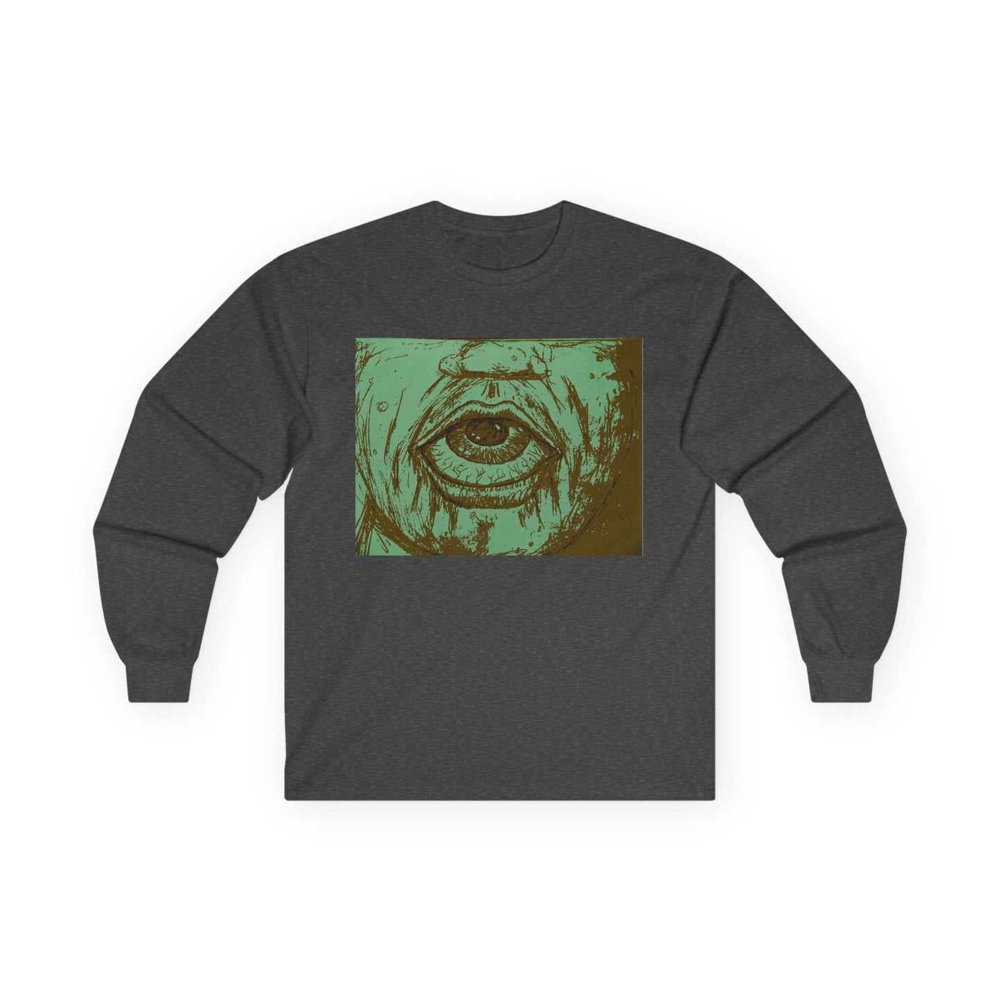 Abstract Altered  Eye Long Sleeve Tee