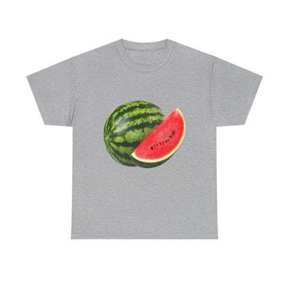 Summer Vibes Watermelon Tee, Fun Summer Shirt, Unisex Graphic T-Shirt, Cute Gift for Fruit Lovers, Casual Everyday Top