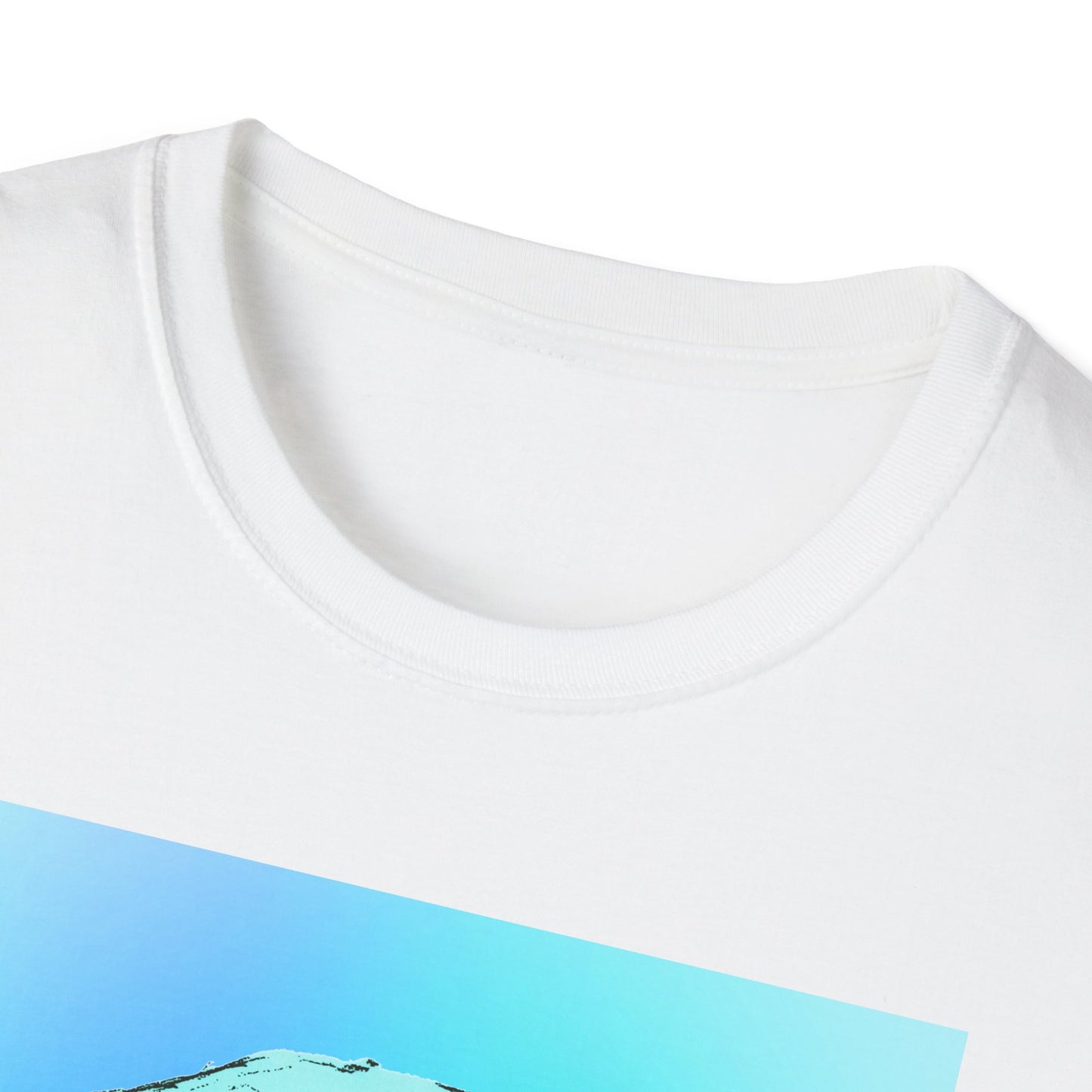 Skull Graphic  Bright Colored Unisex Softstyle T-Shirt, Edgy Tee, Casual Wear, Festival Apparel, Gift for Horror Fans, Halloween Clothing