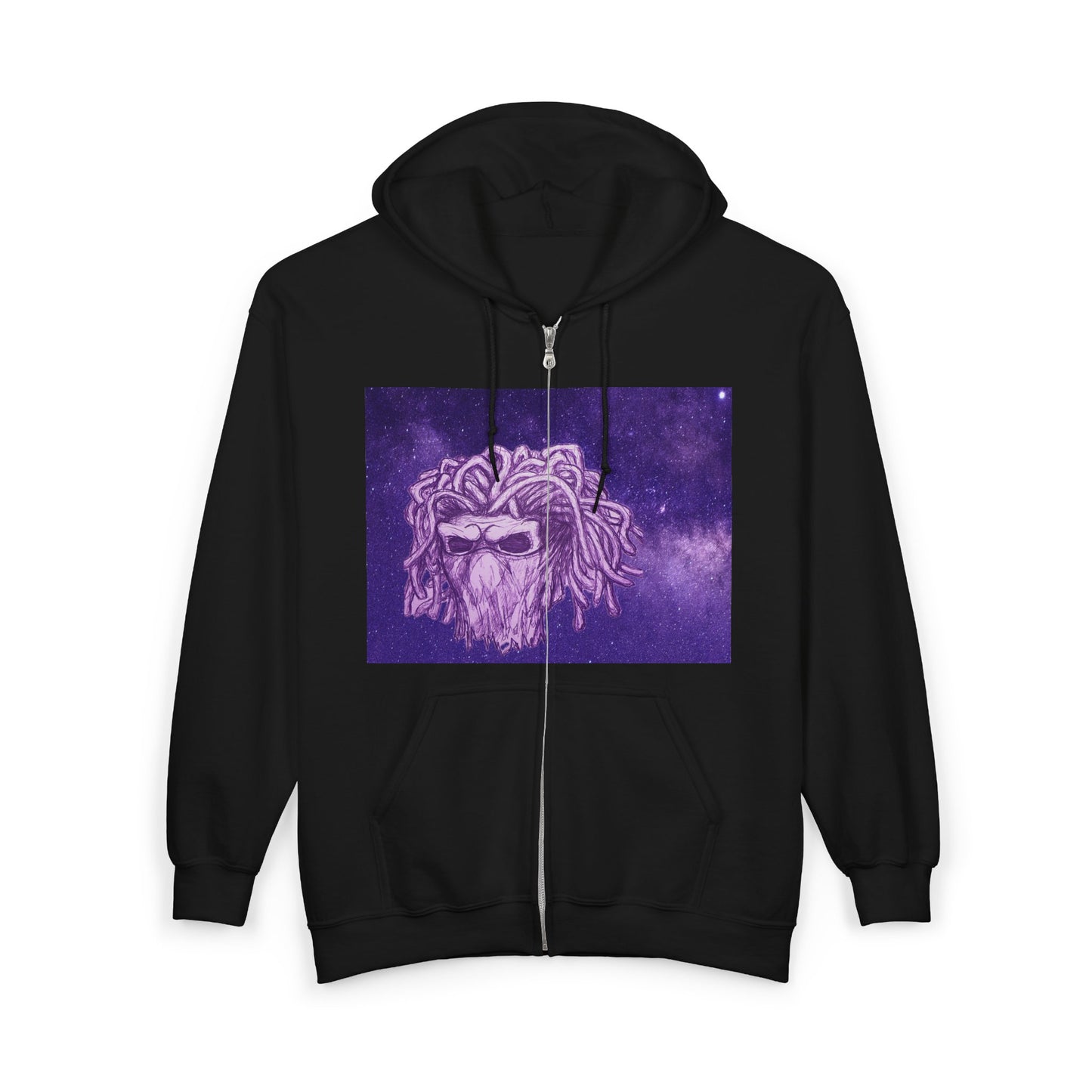 Starred Cosmic Purple Masked Skull Demon