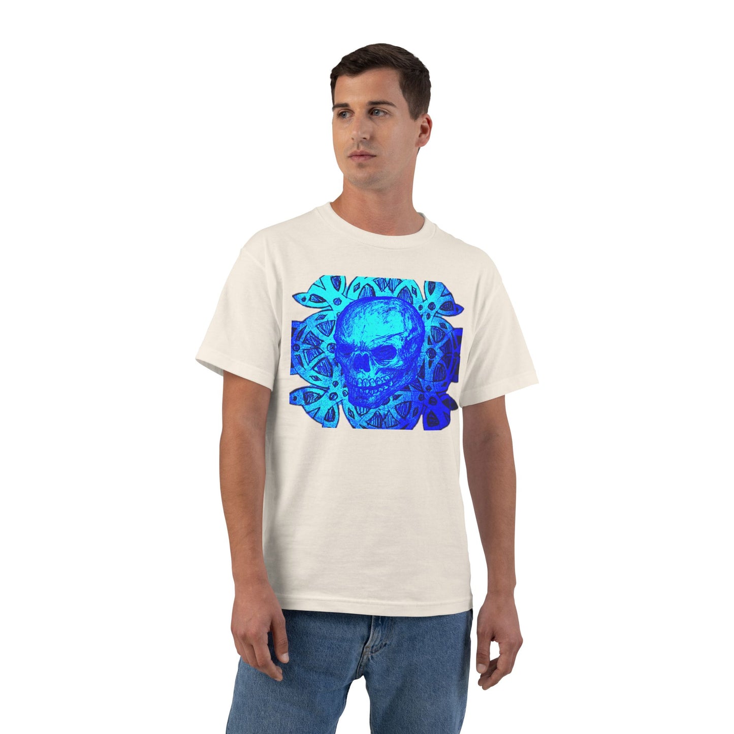 Artistic Skull Graphic Tee