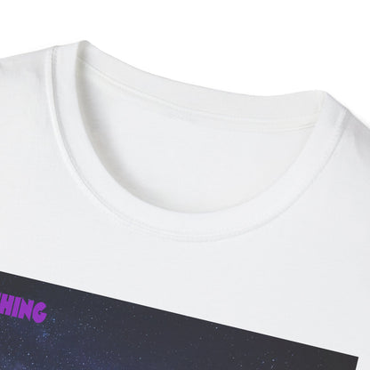 Quantum Field Galaxy-Themed Unisex T-Shirt - Cosmic Vibes, Inspirational Quote Tee, Gift for Space Lovers, Casual Wear, Unique Graphic T-Shirt