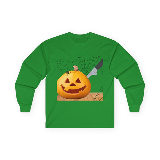 Pumpkin Carved Up Unisex Ultra Cotton Long Sleeve Tee