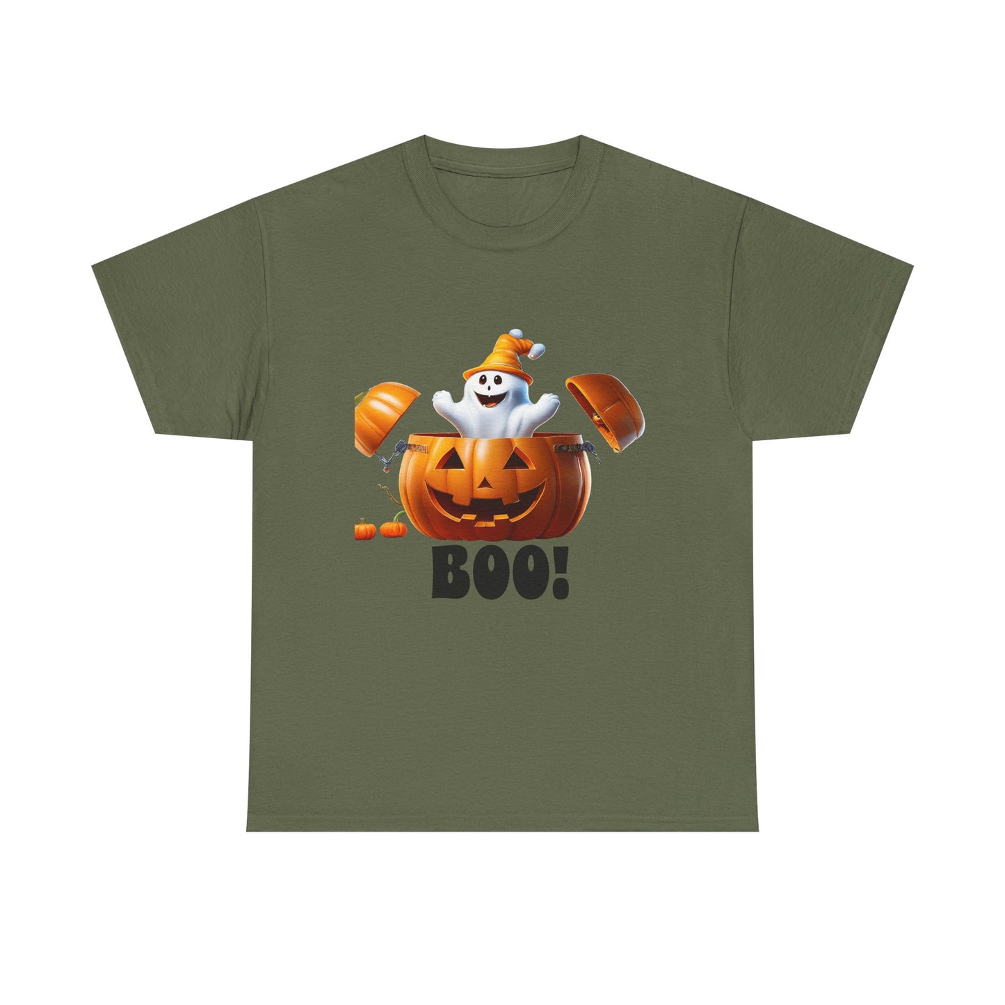 Halloween Jack-in-the-Box, unisex cotton tee