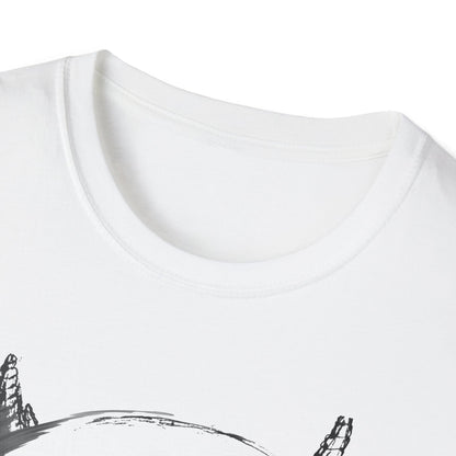 Skull Sketch T-Shirt — Edgy Grunge Graphic Tee