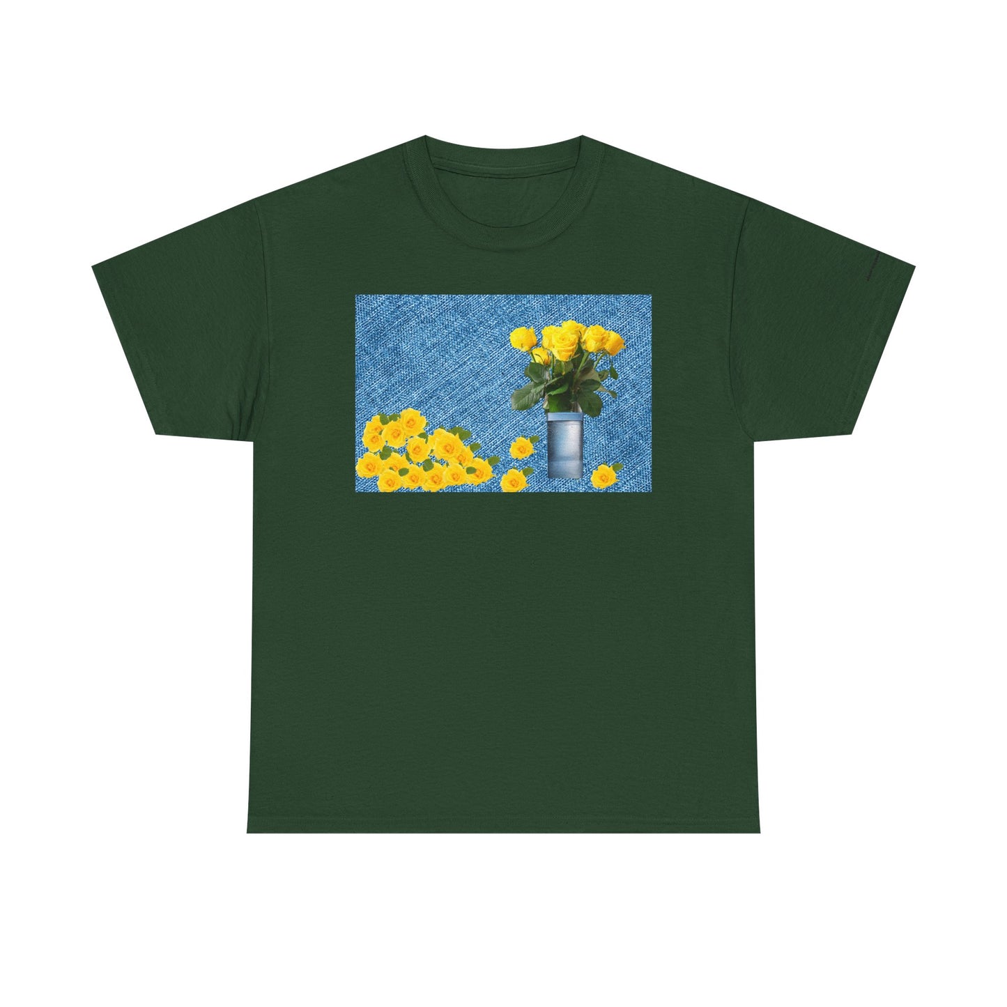 Floral Bouquet Unisex Heavy Cotton Tee