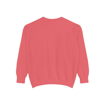 Garment-Dyed Sweatshirt Soft Apocalypse Vibes Flowers