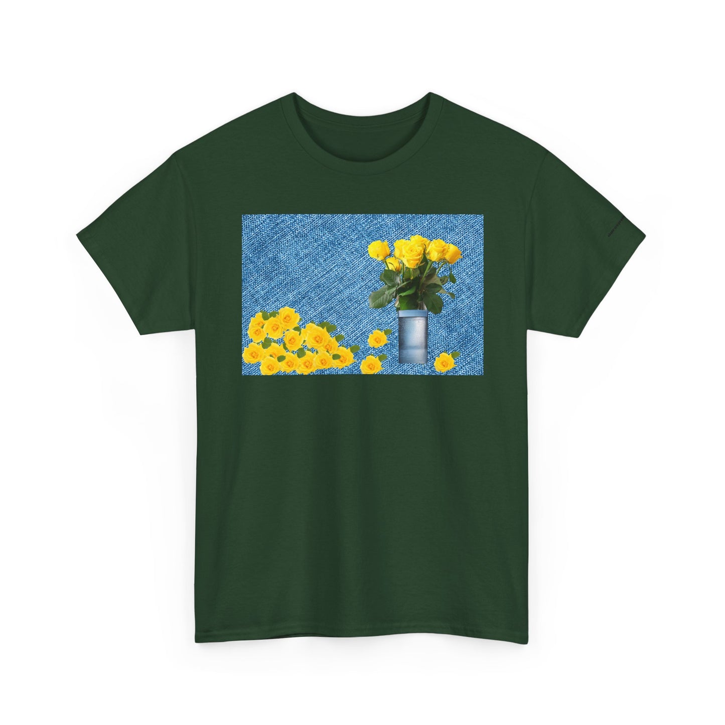 Floral Bouquet Unisex Heavy Cotton Tee