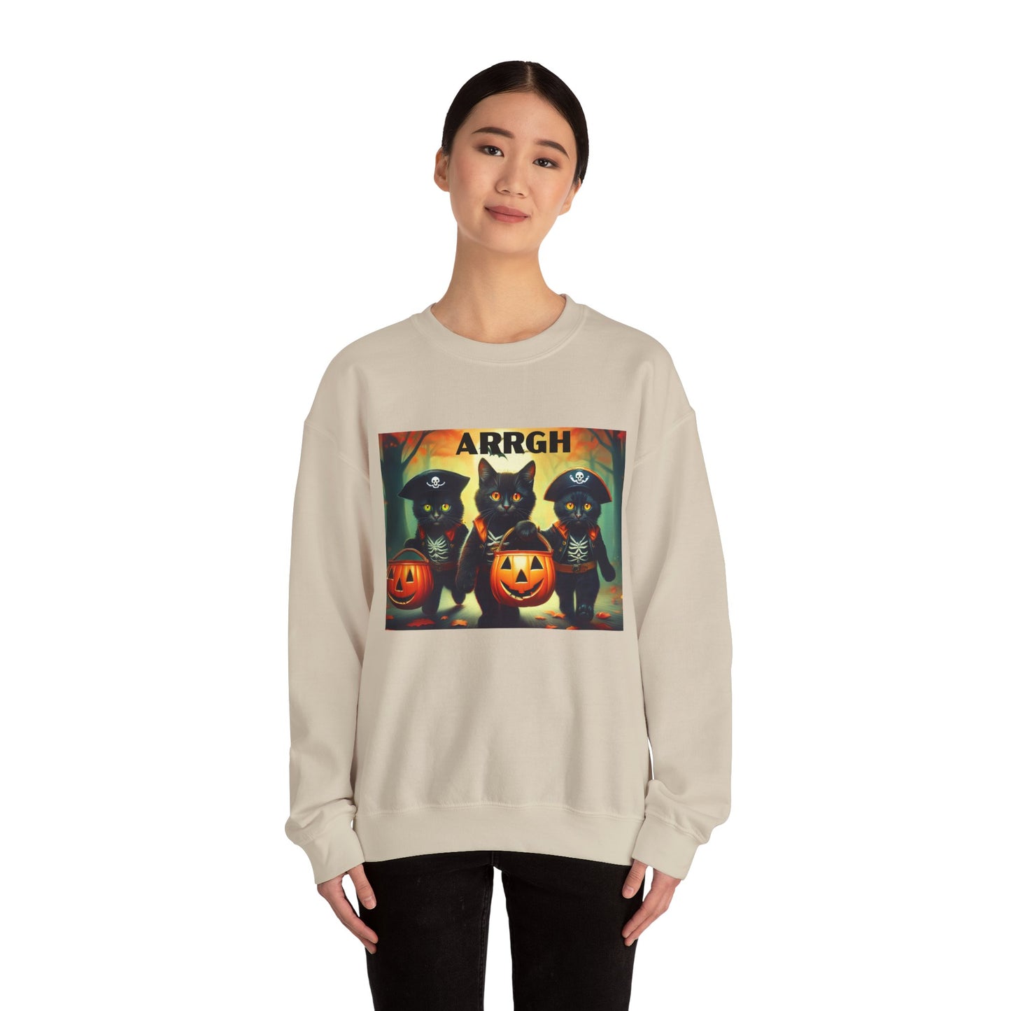 Pirate Cats Crewneck Sweatshirt - Halloween Costume