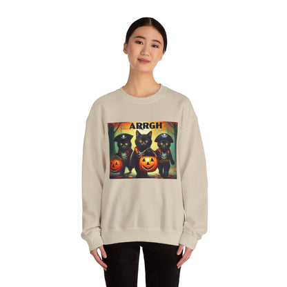 Pirate Cats Crewneck Sweatshirt - Halloween Costume