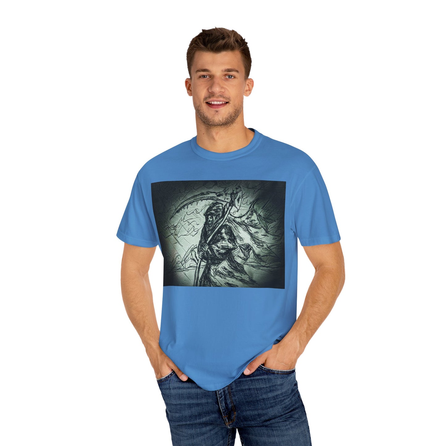 Grim Reaper Graphic T-Shirt for Halloween