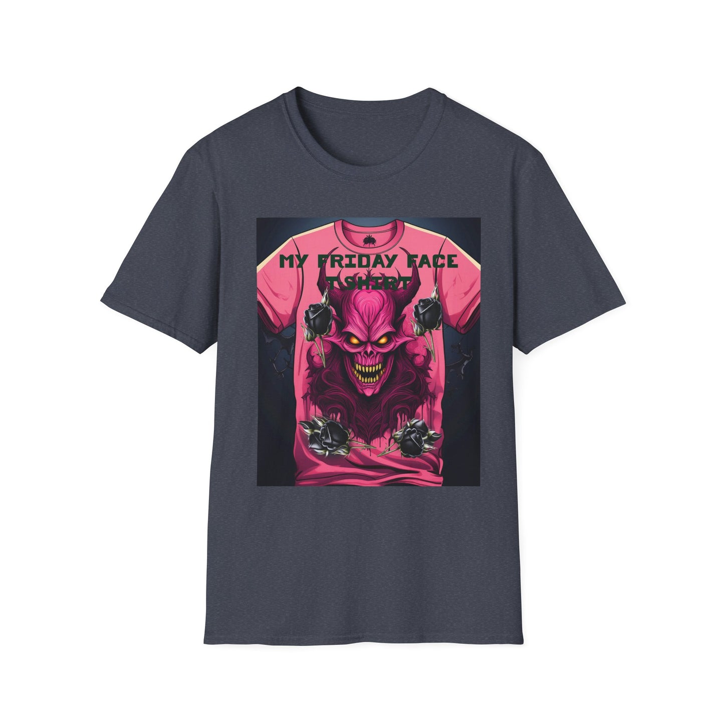 Demon Face Unisex T-Shirt - Friday Face Graphic Tee