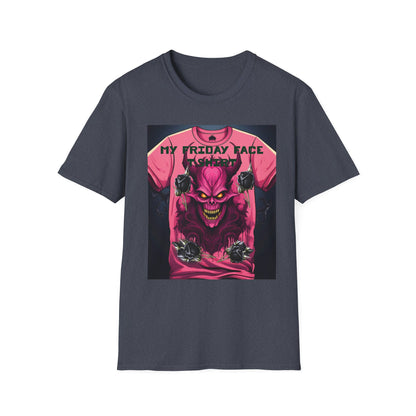 Demon Face Unisex T-Shirt - Friday Face Graphic Tee