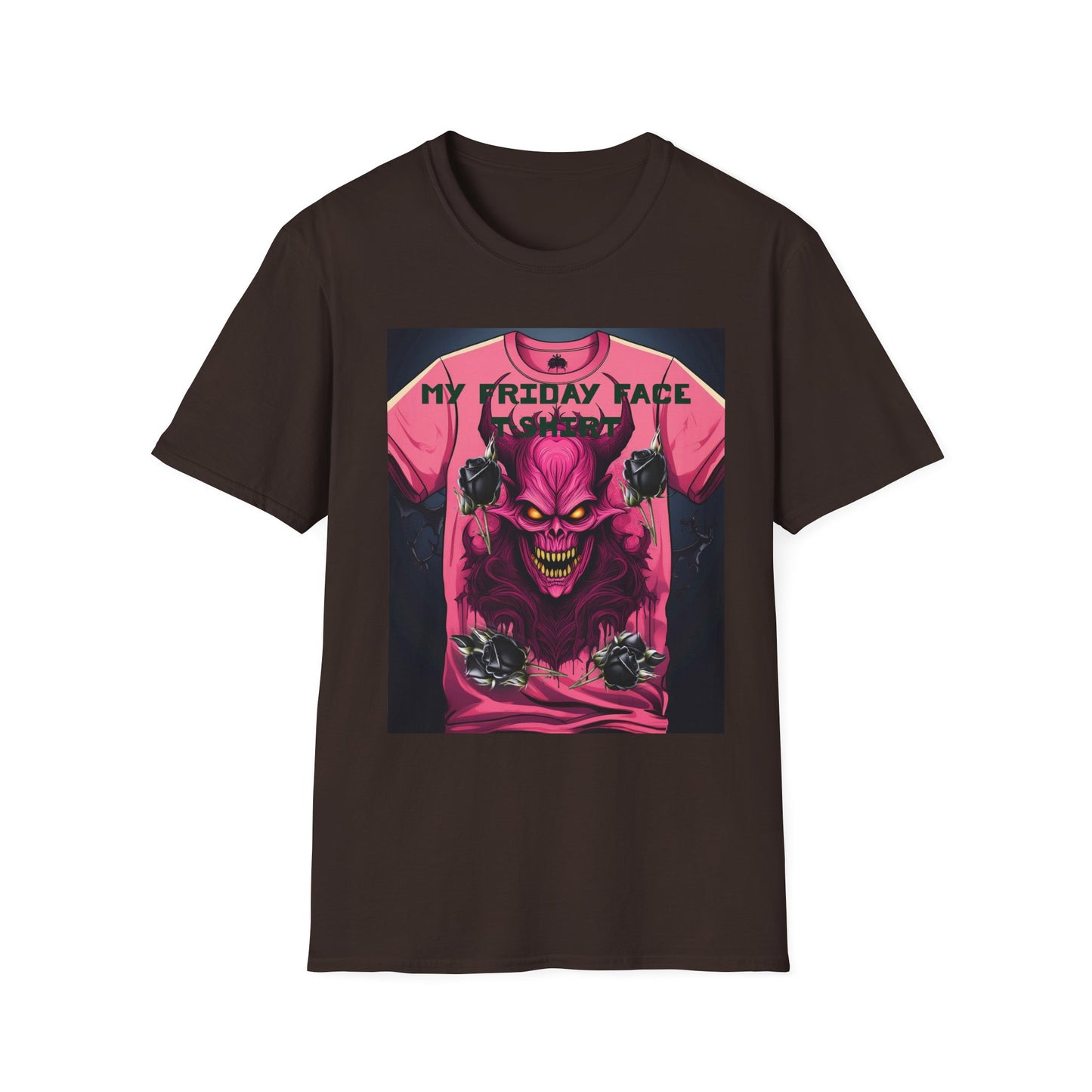 Demon Face Unisex T-Shirt - Friday Face Graphic Tee
