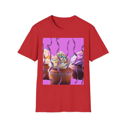 Colorful Cupcake Unisex T-Shirt | Sweet Treats Tee, Birthday Gift, Dessert Lover’s Apparel, Cute Food Shirt, Fun Casual Wear