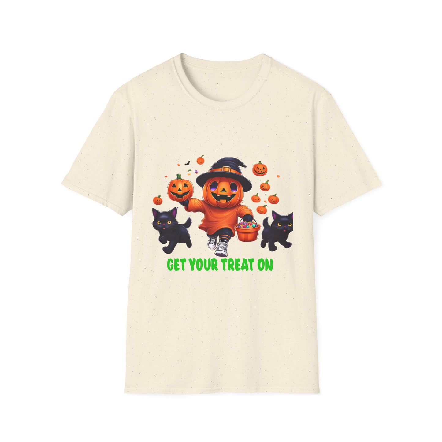 Halloween Themed T-Shirt, Perfect for Trick-or-Treating, Fall Celebrations, Graphic Tee for Cat Lovers, Unisex Costume Top, Fun Spooky [...]