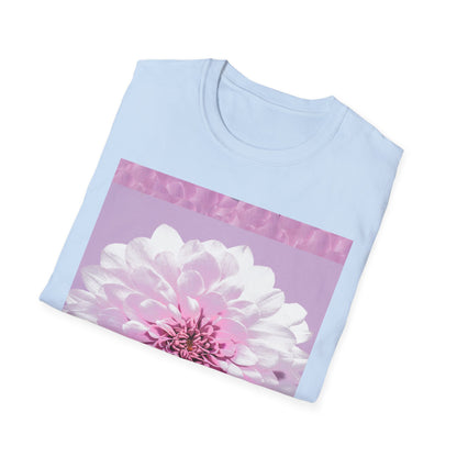 Pale Pink Flowers Abstract Unisex T-Shirt