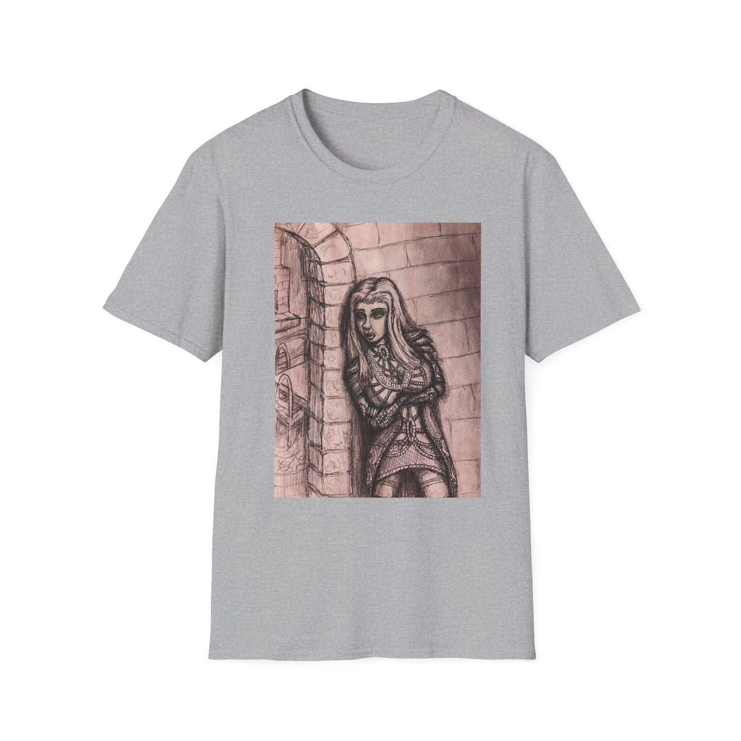 Fantasy Elf Warrior Unisex Softstyle T-Shirt