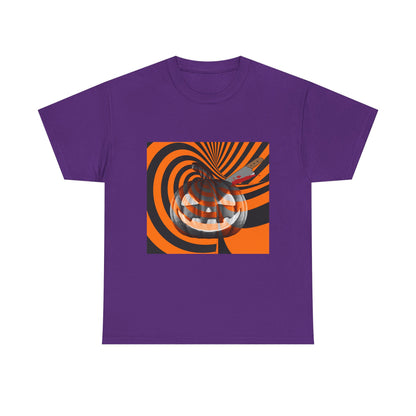 Pumpkin Swirl Unisex Tee | Halloween Shirt, Fall Fashion, Casual Outfit, Gift for Her, Pumpkin Spice Vibes