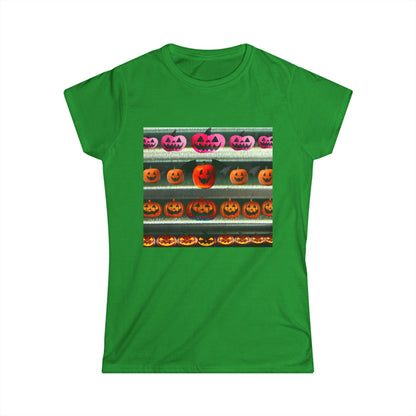 Halloween Pumpkin Revival Graphic Women's Softstyle Tee, Cute Casual Shirt, Fall Fashion, Trick or Treat Tee, Spooky Season Apparel, Halloween [...]
