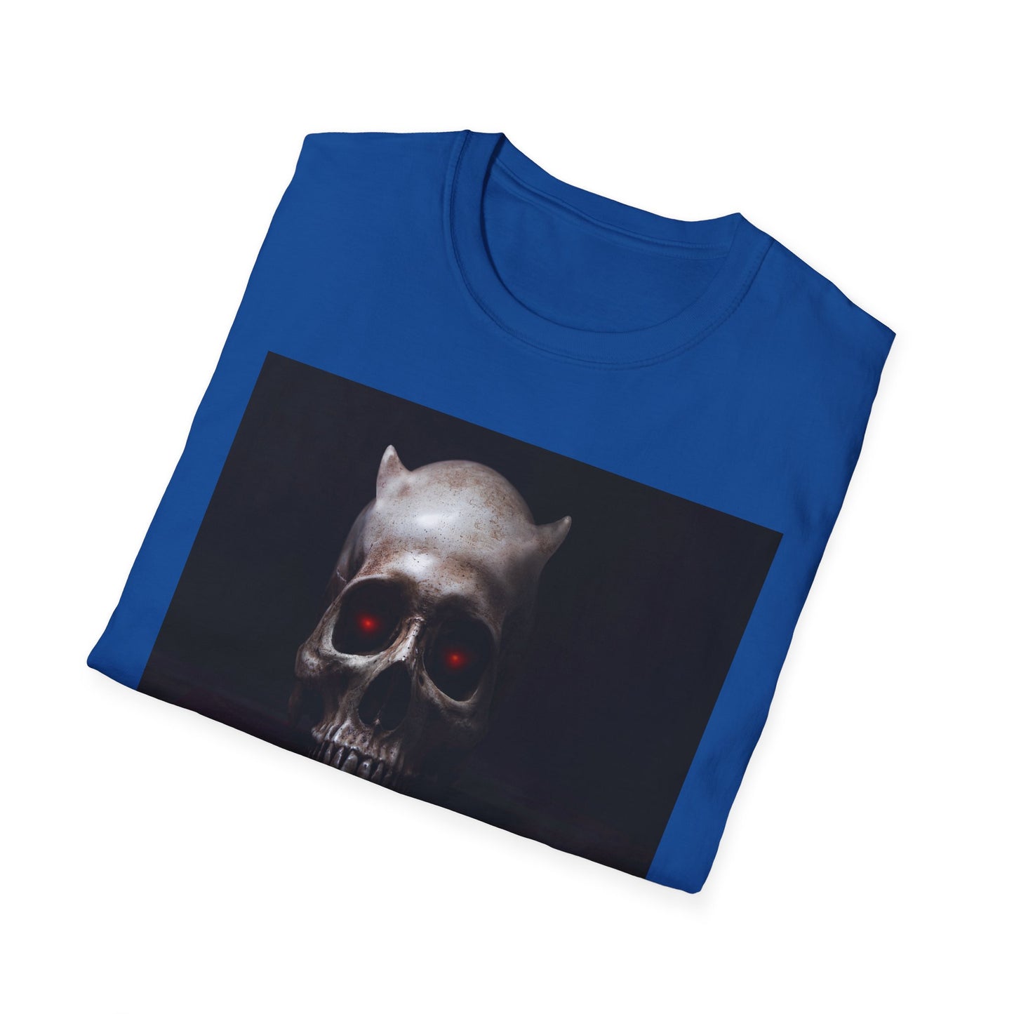 Spooky Demon Boo T-Shirt | Halloween Costume Tee | Unisex Softstyle Tee | Boo! Graphic Shirt | Casual Wear | Comfortable Halloween Apparel