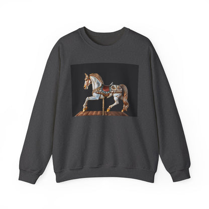 Vintage Carousel Horse Crewneck Sweatshirt, Cozy Sweatshirt, Equestrian Gift, Animal Art Sweatshirt, Unique Fall Apparel, Celebration [...]