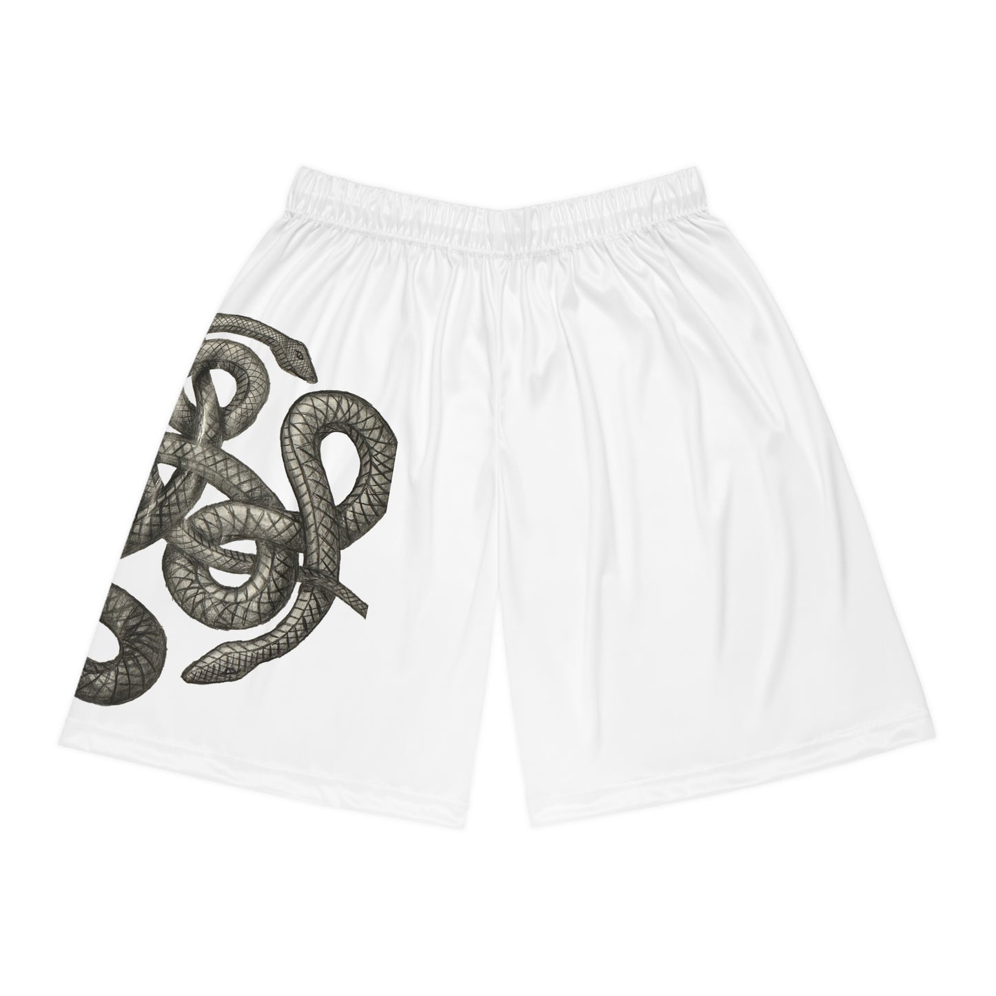 Snake Print Basketball Shorts - Unique Athletic Wear for Sport Lovers