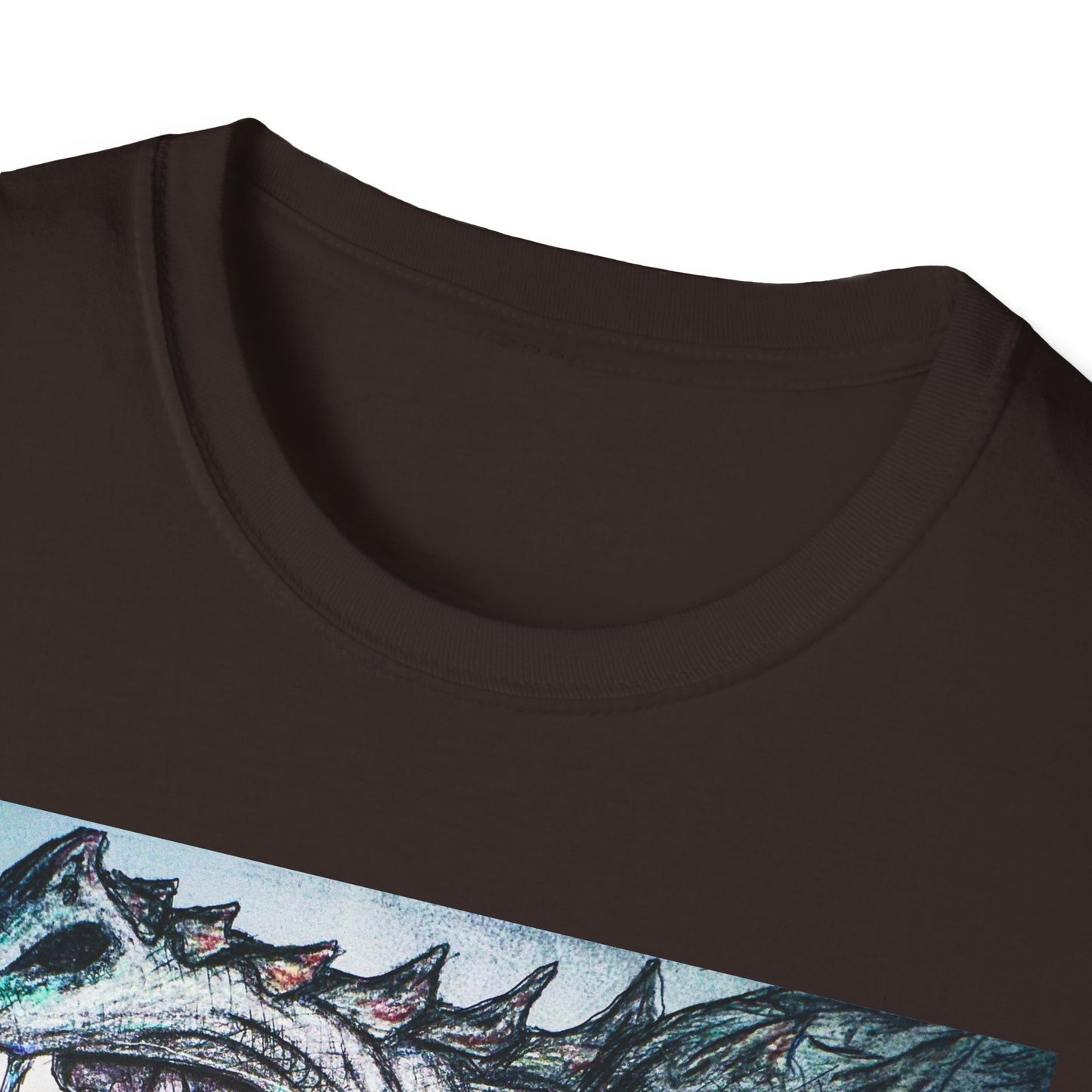Graphic Dragon Art Unisex T-Shirt, Unique Gift for Ocean Lovers, Summer Vibes, Casual Wear, Perfect for Beach Days, Art Parties
