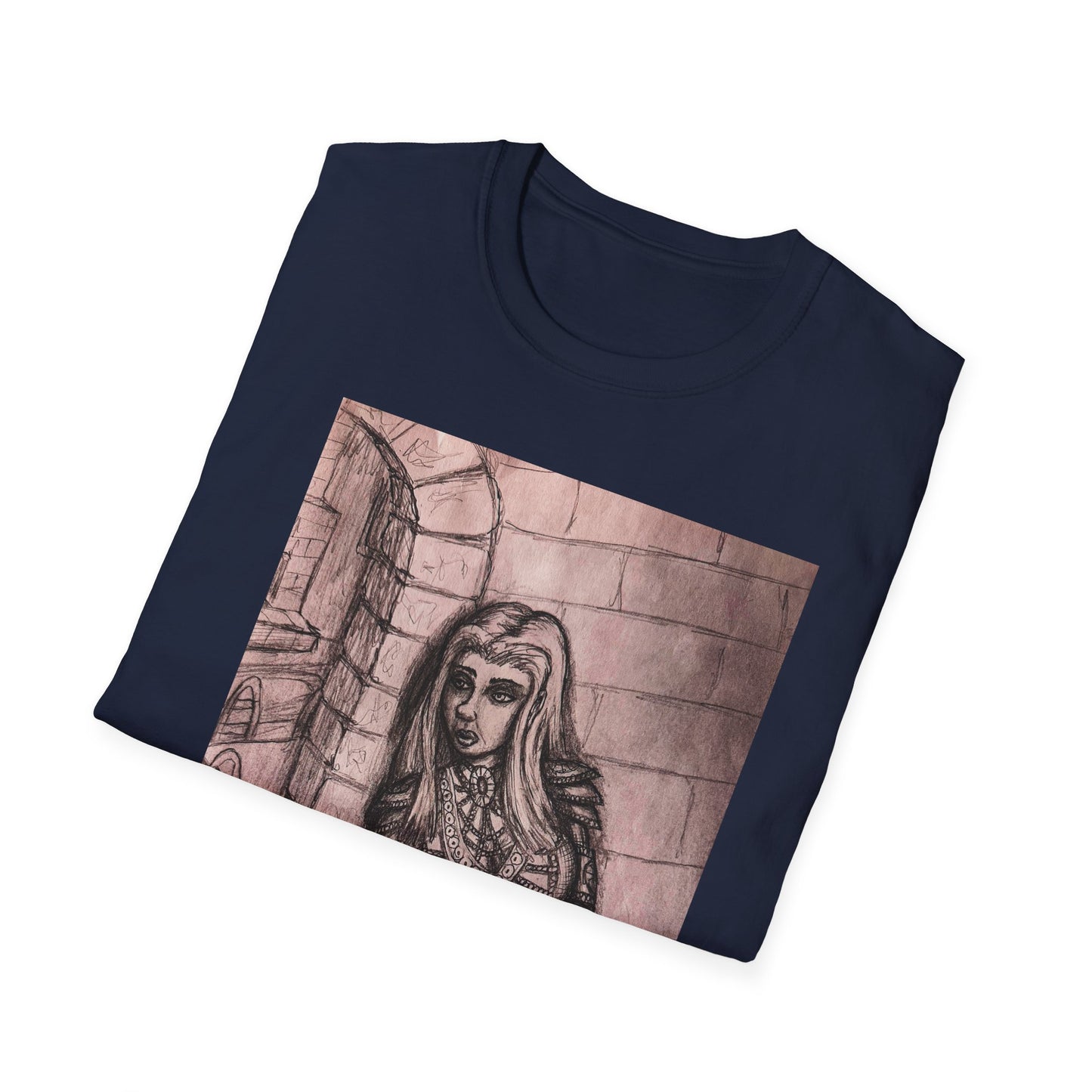Fantasy Elf Warrior Unisex Softstyle T-Shirt