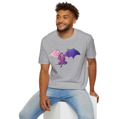 Fantasy Dragon T-Shirt - Unisex Softstyle Tee