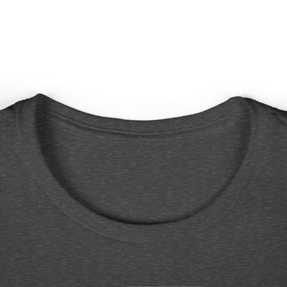 Playful tabby reaches for pink moon Women's Softstyle Tee